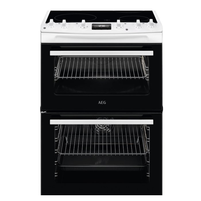 AEG CCX6540ACW 60cm Freestanding Electric Ceramic Cooker – WHITE