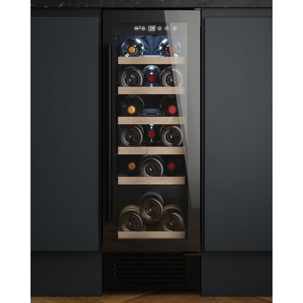 Cata UBBKWC30 30cm Freestanding Wine Cabinet – BLACK