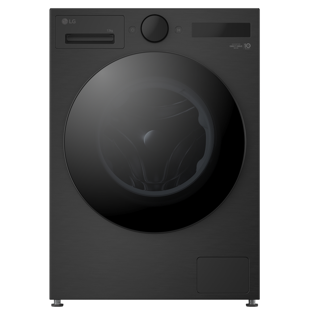 LG F4X7513TBB 13kg 1400 Spin Washing Machine in Essence Matte Black A