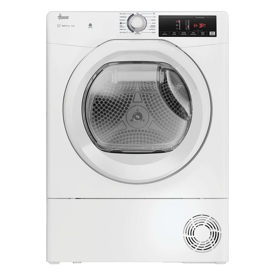 Hoover HRE H9N2TE-80 9kg Heat Pump Condenser Dryer – WHITE