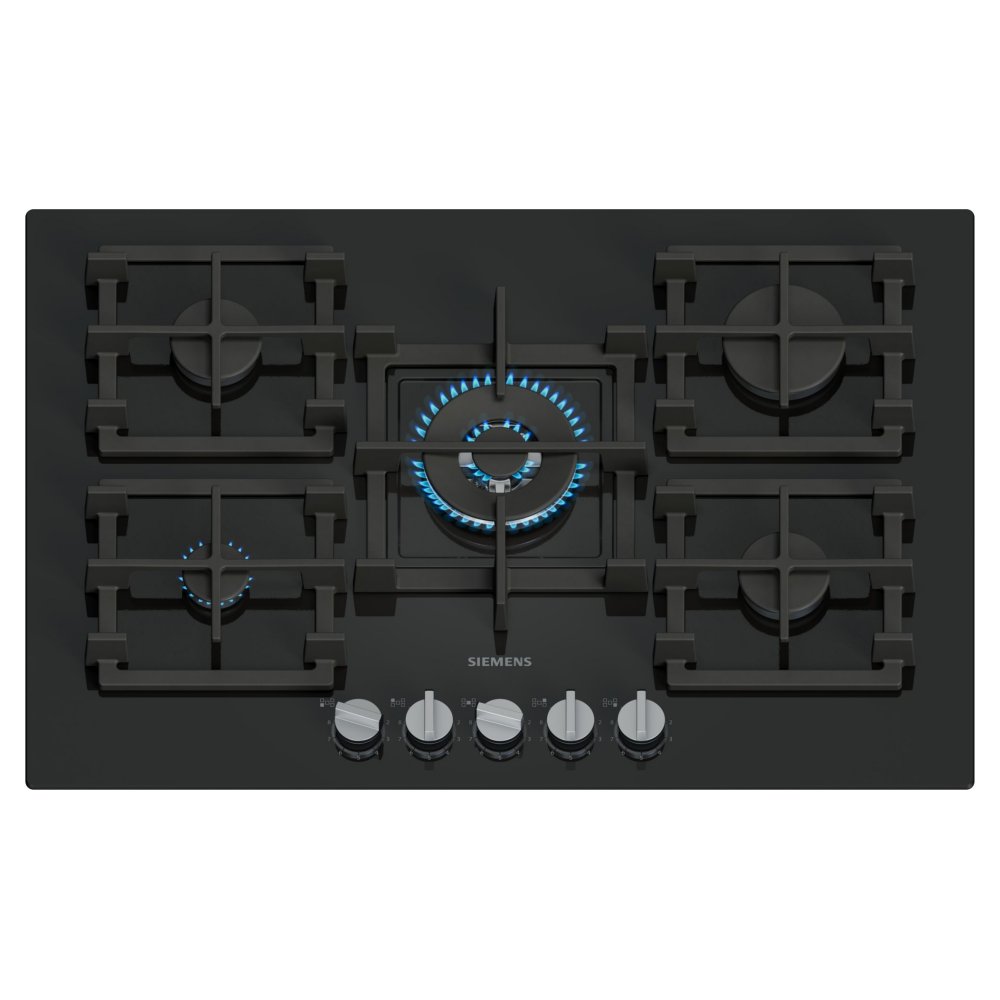 Siemens EP7A6QI40 IQ-500 75cm Frameless Gas On Glass Hob – BLACK