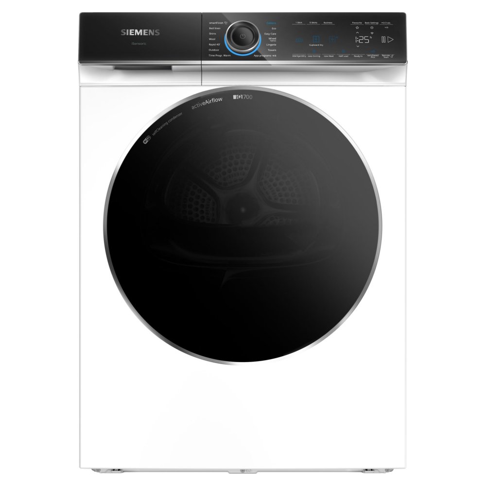 Siemens WR47B2C9GB 9kg IQ-700 Heat Pump Condenser Dryer – WHITE