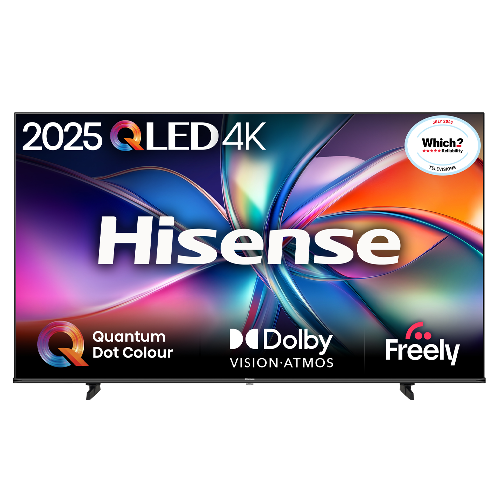 Hisense 55E7QTUK PRO 2025 55″ QLED 4K Smart TV – BLACK