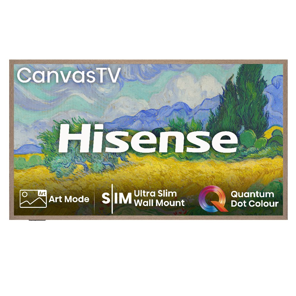 Hisense 65S7NQTUK 2025 65″ QLED Canvas 4K Smart TV – BROWN