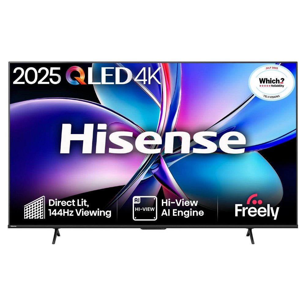 Hisense 75E7QTUK PRO 2025 75″ QLED 4K Smart TV – BLACK