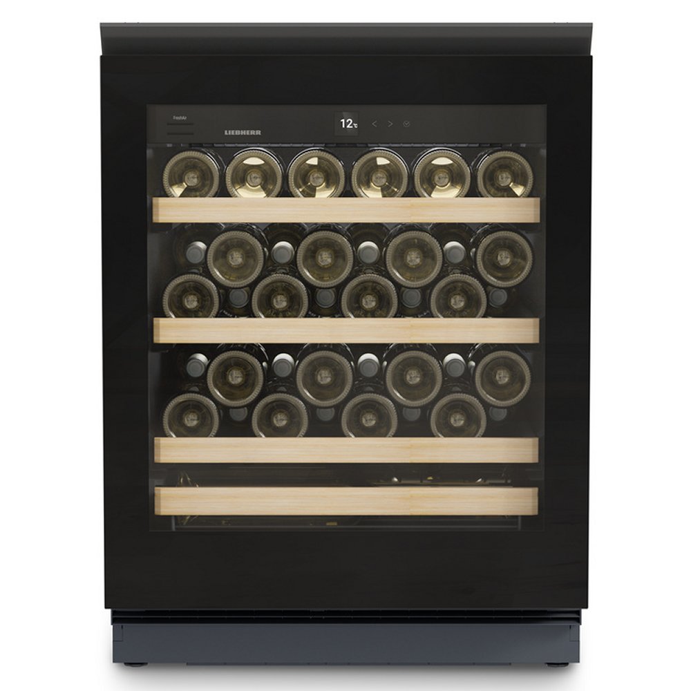 Liebherr UWGB3631 60cm Built Under Single Zone Wine Cooler - BLACK