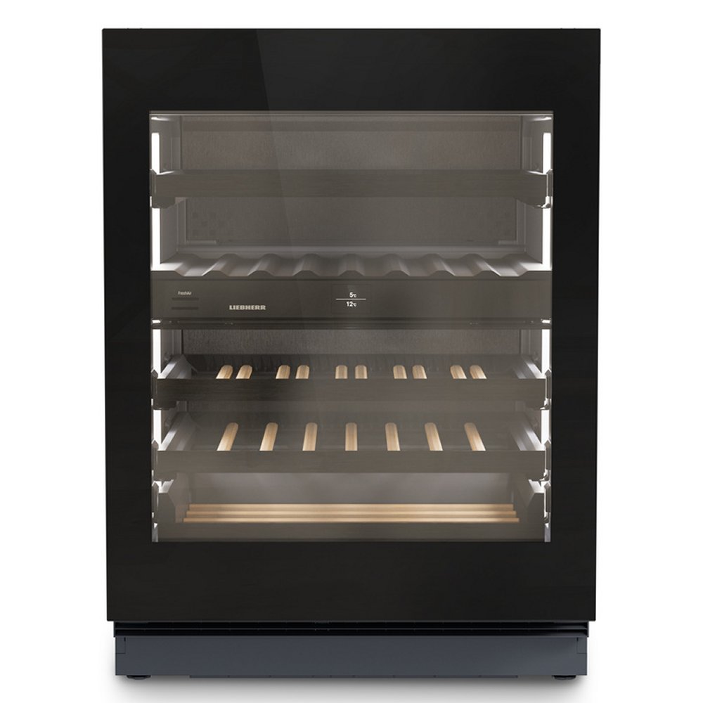 Liebherr UWGBI3682 60cm Built Under Dual Zone Wine Cooler - BLACK
