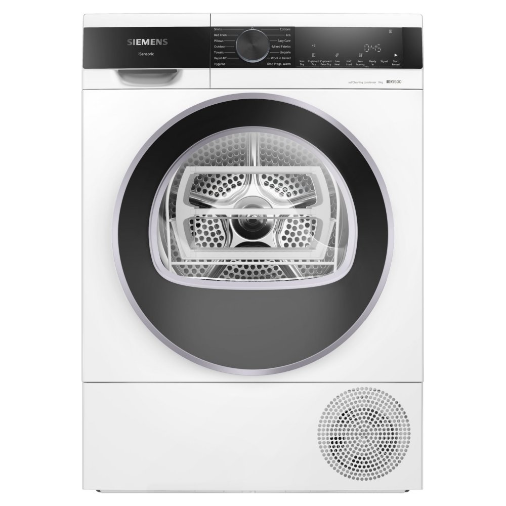Siemens WQ45G203GB 9kg IQ-500 Heat Pump Condenser Dryer – WHITE
