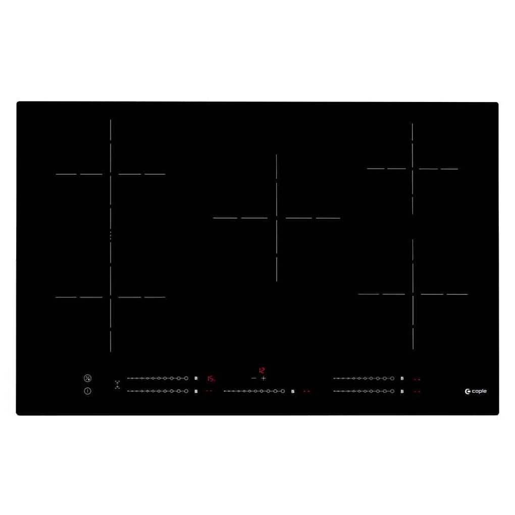 Caple C8800I 80cm Frameless 5 Zone Induction Hob – BLACK