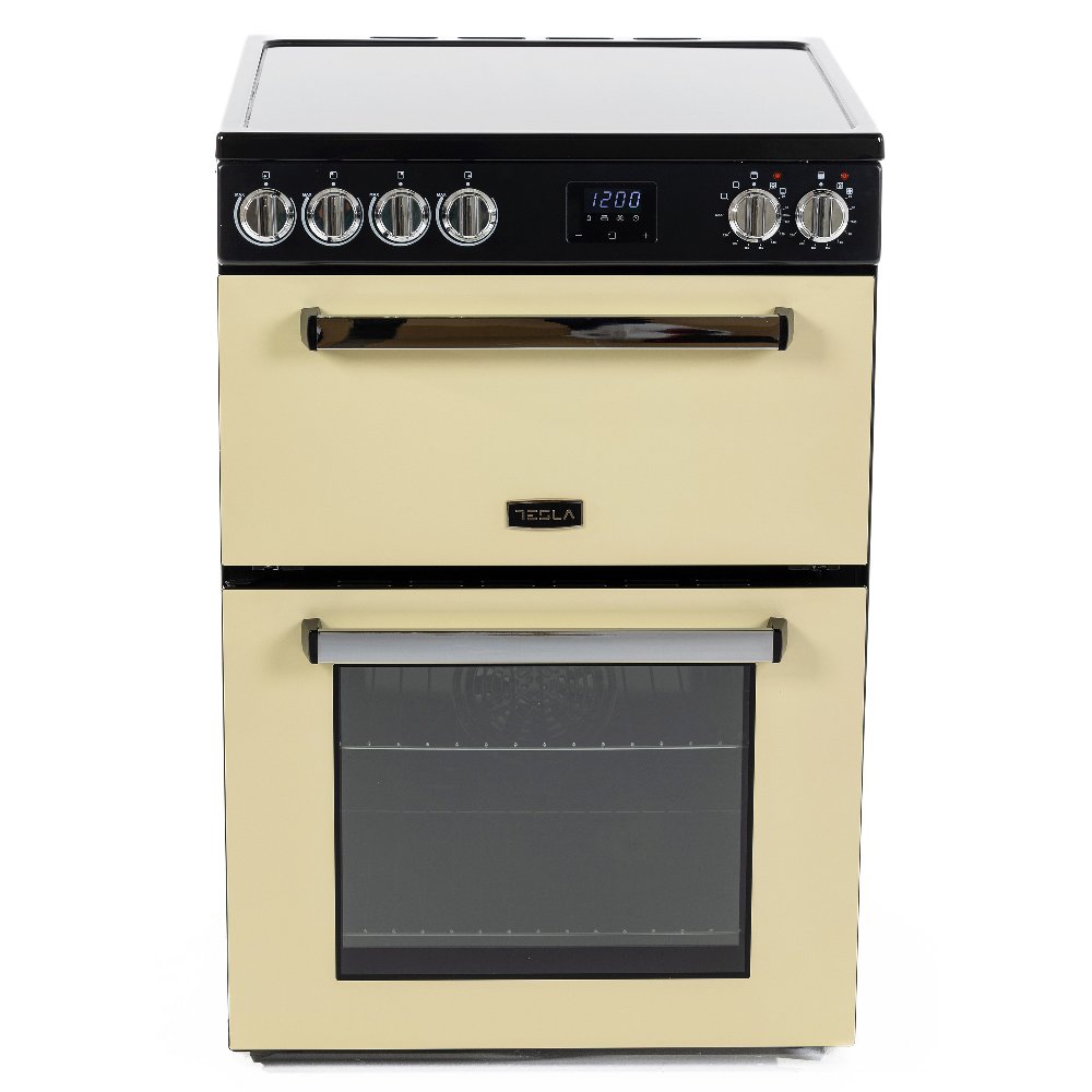 Tesla TMRC60C 60cm Freestanding Ceramic Cooker – CREAM