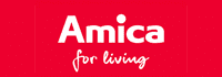 Amica logo in red