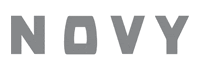 Novy logo in grey