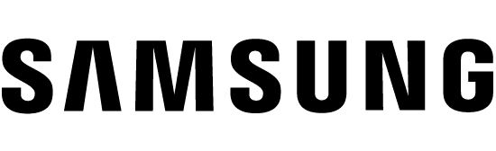 Samsung logo in black