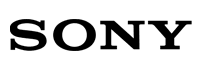 Sony logo in black