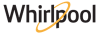 Whirlpool logo in black and yellow