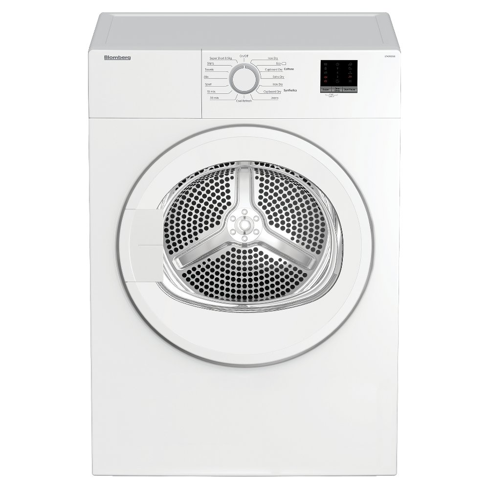 Blomberg LTA09020W 9kg Vented Dryer in White C Rated Sensor Delay
