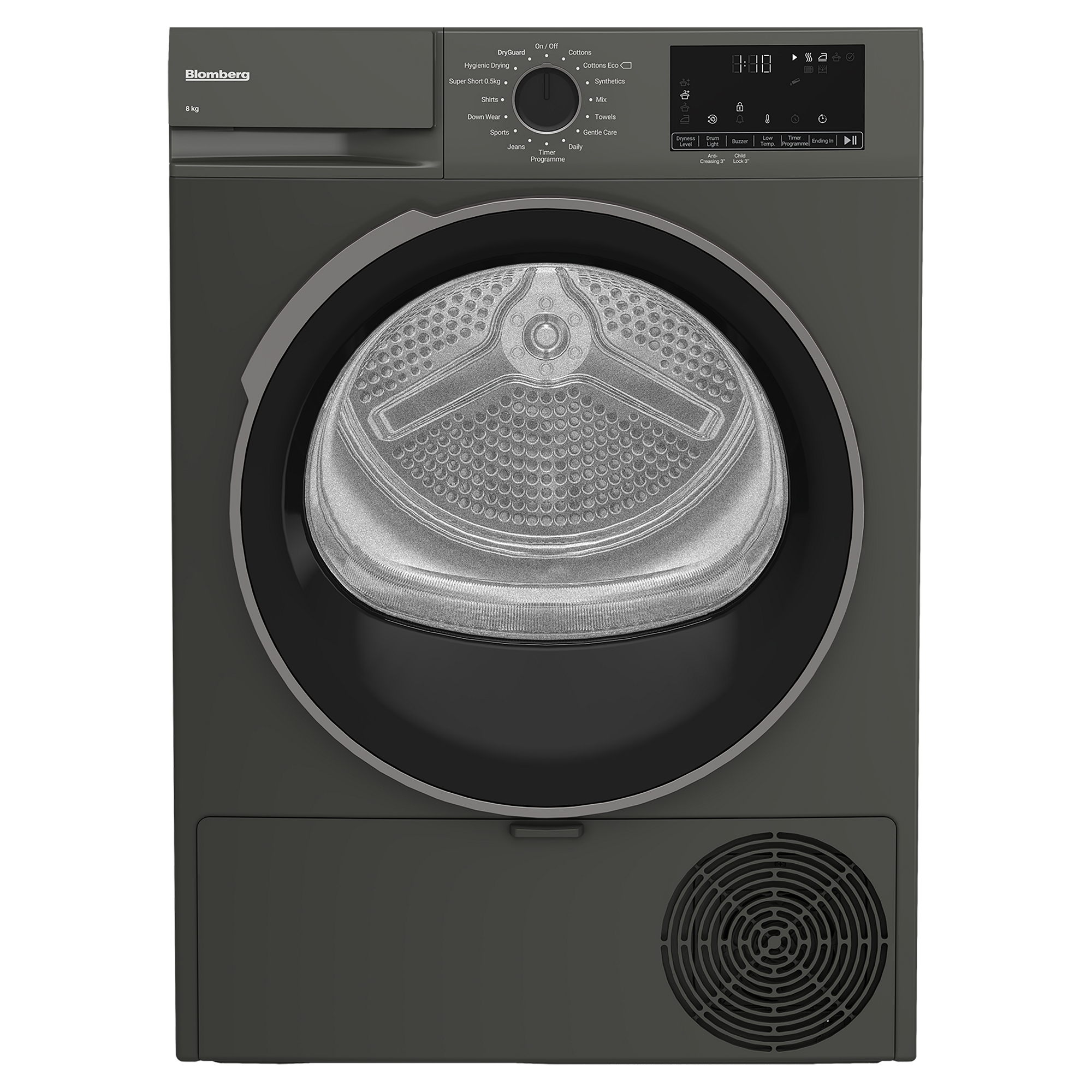 Blomberg LTA18321G 8kg Heat Pump Condenser Dryer Graphite A Rated Sens