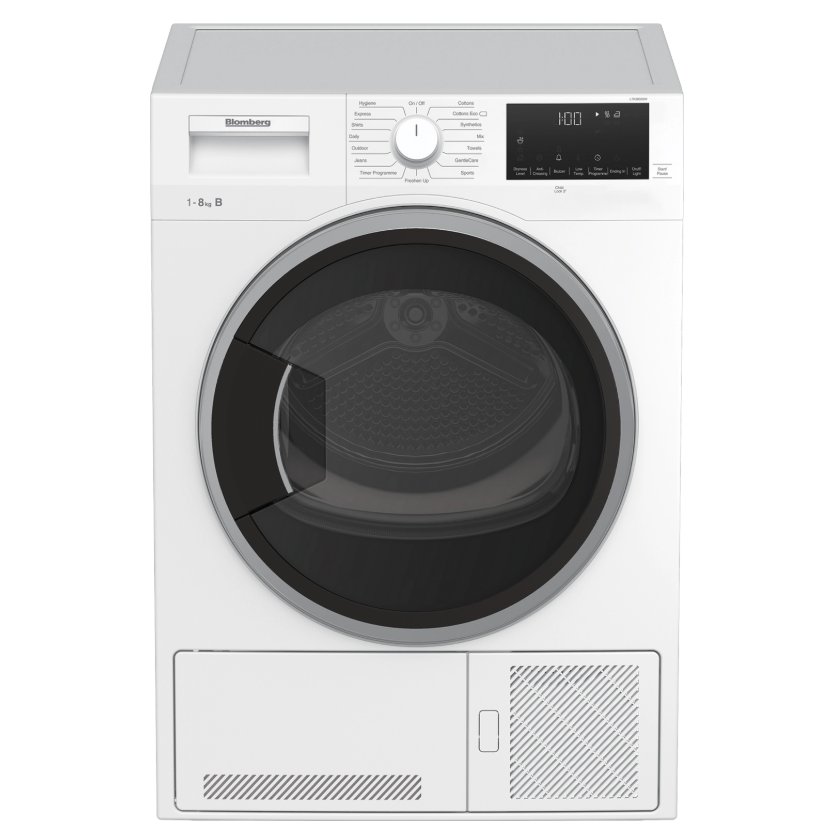 Blomberg LTK38020W 8kg Condenser Tumble Dryer - WHITE