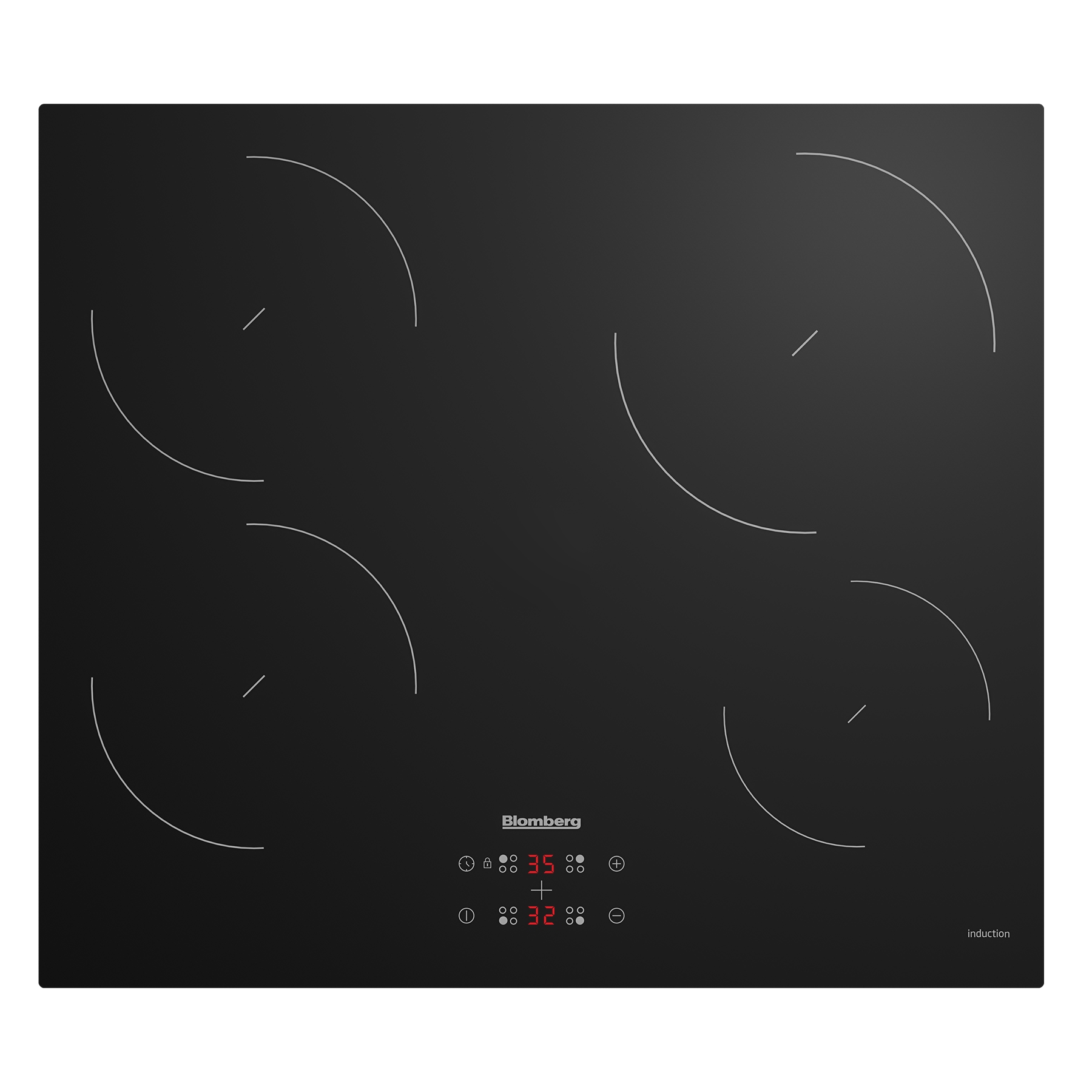 Blomberg MIN54308N 60cm Induction Hob in Black Glass