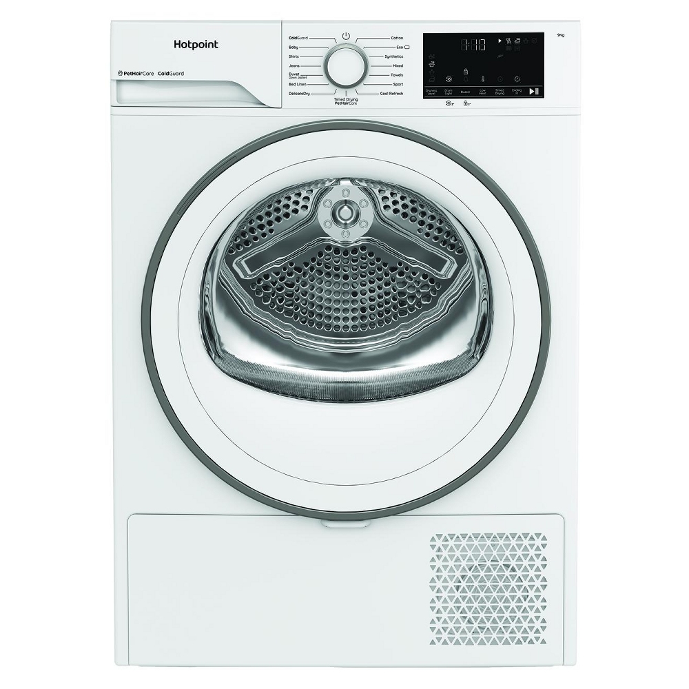 Hotpoint CHD93MWWUK 9kg Heat Pump Condenser Dryer in White A Rated