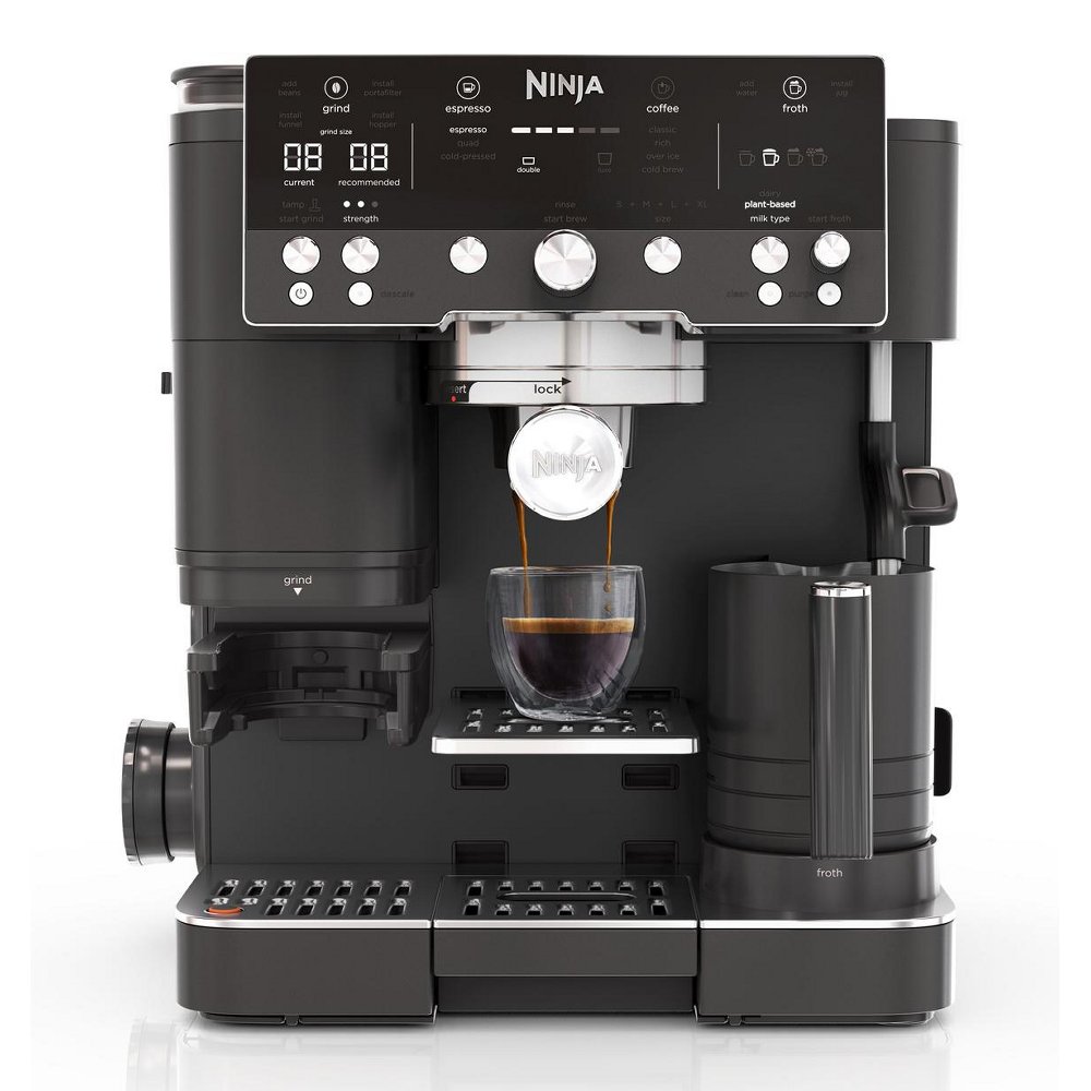 Ninja ES601UKBK Ninja Luxe Caf Premier Espresso Machine in Midnight Bl