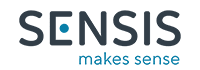 Sensis logo in dark grey and blue