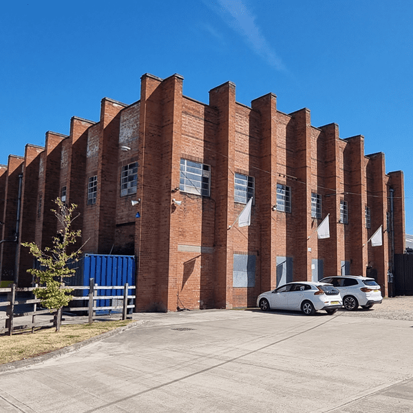 Photo of the outside of our warehouse