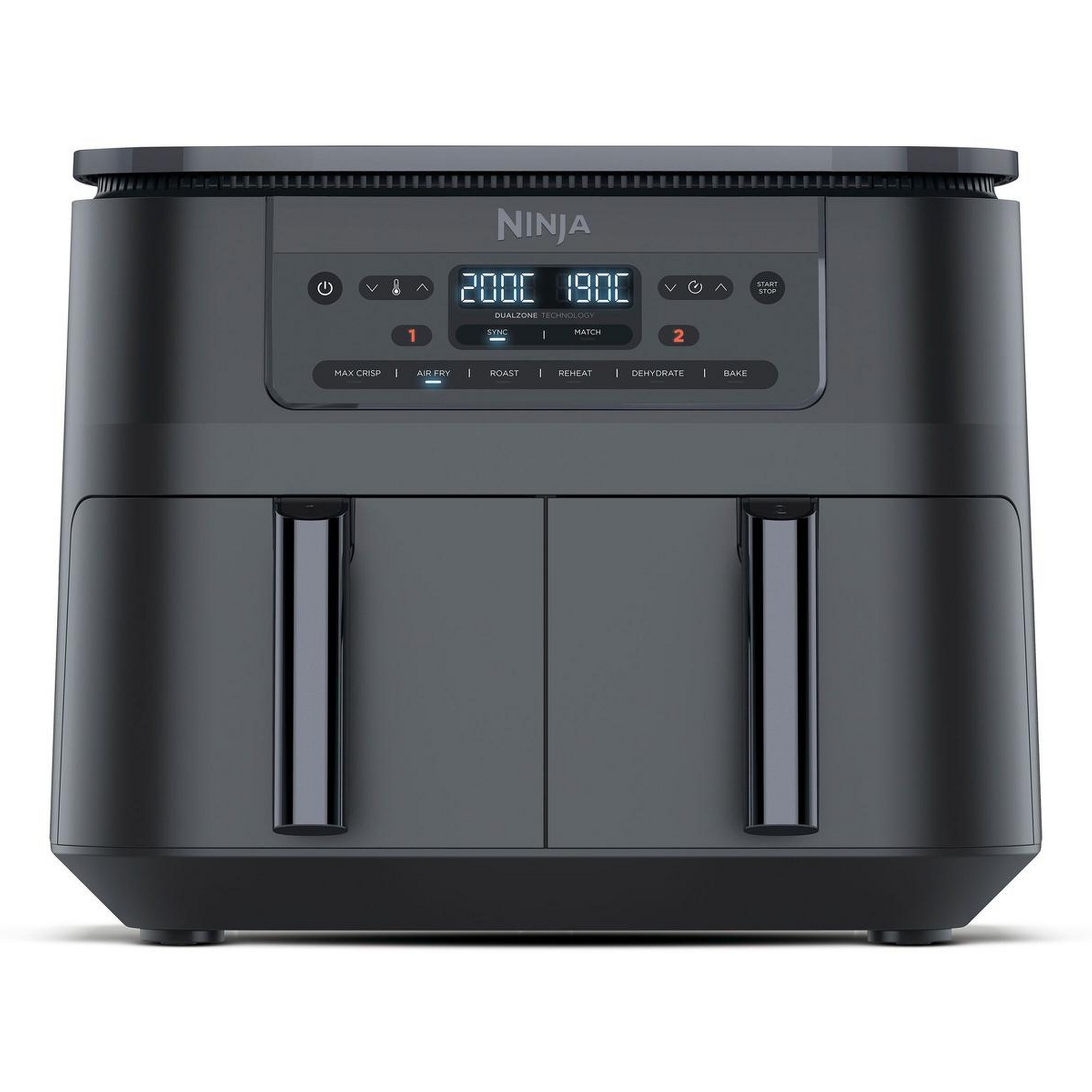 Ninja DZ300UK Ninja 7 6 litre 6 in 1 Dual Zone Air Fryer in Gun Metal