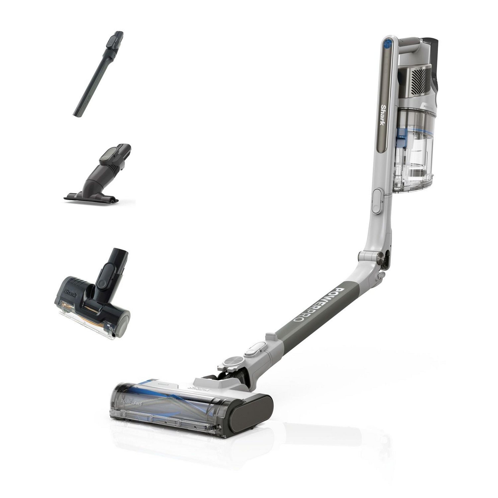 Shark IZ380UKT PowerDetect Cordless Stick Vacuum Cleaner - GREY
