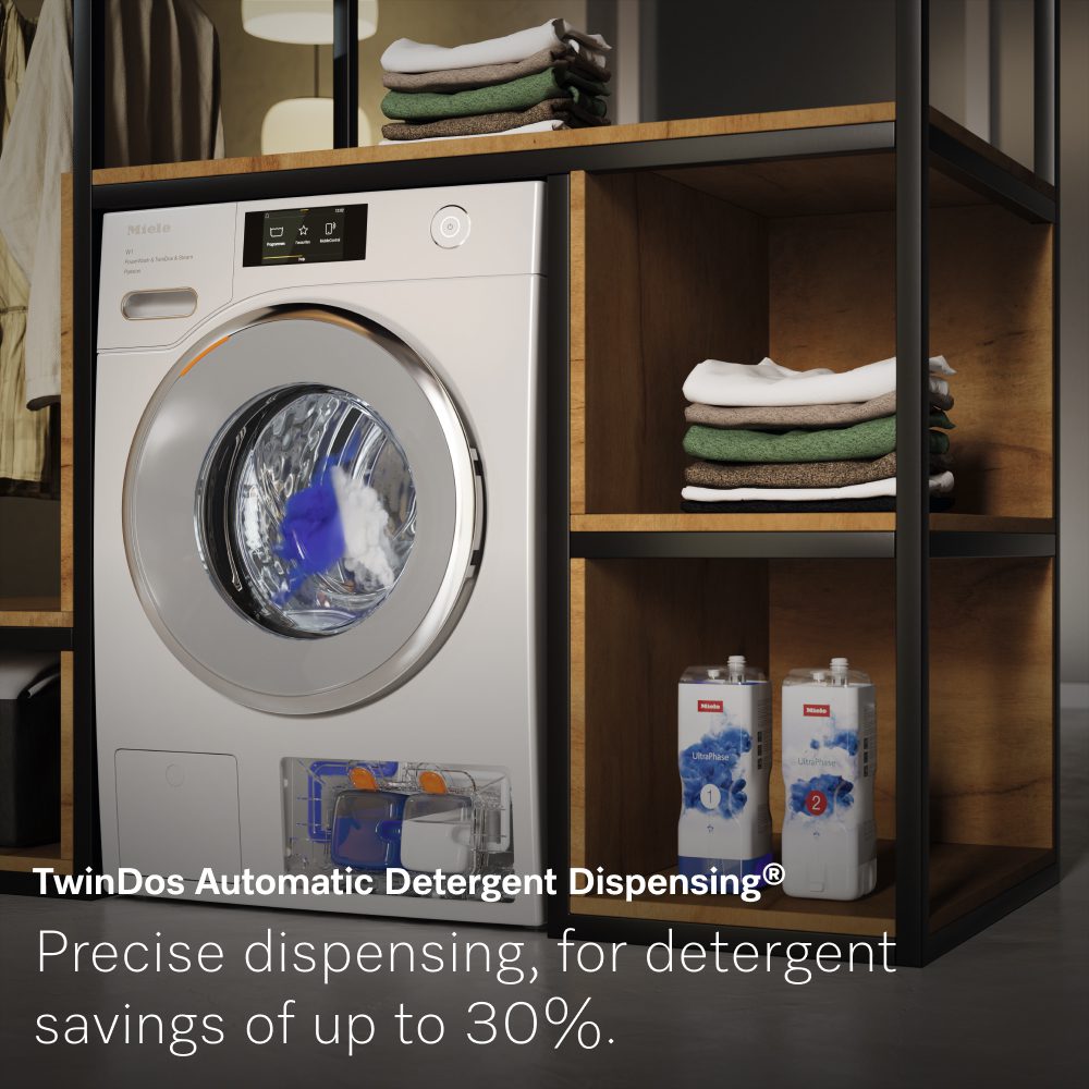 Miele 9kg W1 TwinDos PowerWash Washing Machine 1400rpm WEG885WCS - White Miele 9kg W1 TwinDos PowerWash Washing Machine 1400rpm WEG885WCS - White