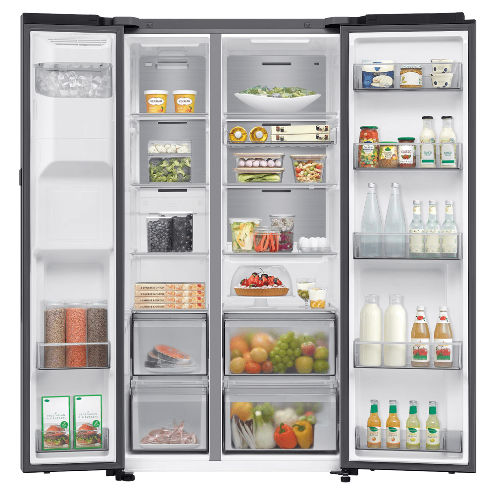 Samsung American Fridge Freezer With Ice & Water RS90F64EETEU - Stainless Steel Samsung American Fridge Freezer With Ice & Water RS90F64EETEU - Stainless Steel