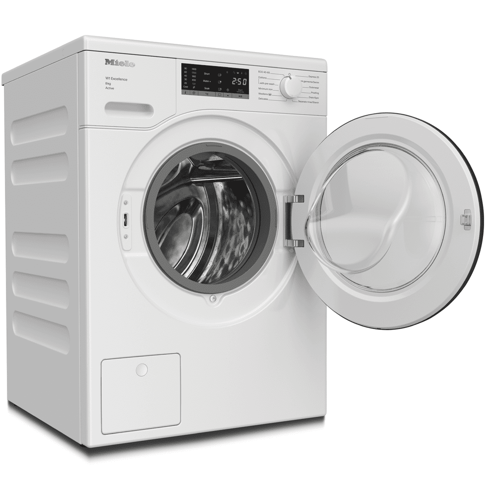 Miele 8kg W1 Washing Machine 1400rpm WEA125WCS - White Miele 8kg W1 Washing Machine 1400rpm WEA125WCS - White