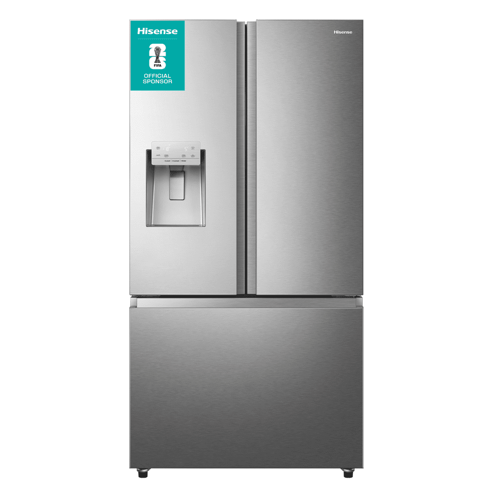Hisense French Style Fridge Freezer With Ice & Water RF793N4SASE - Stainless Steel Hisense French Style Fridge Freezer With Ice & Water RF793N4SASE - Stainless Steel