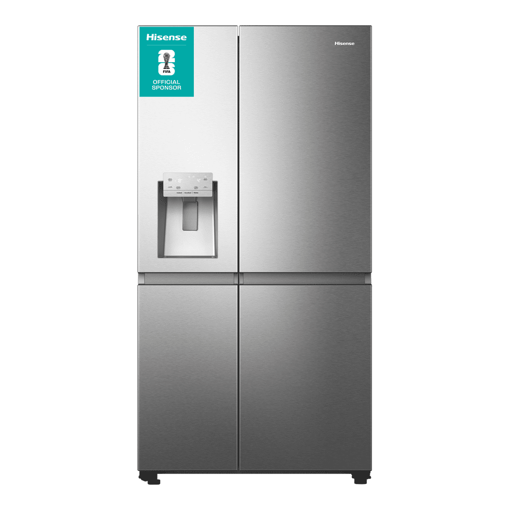 Hisense American Style Fridge Freezer Ice & Water Non Plumbed RS818N4TIE - Stainless Steel Hisense American Style Fridge Freezer Ice & Water Non Plumbed RS818N4TIE - Stainless Steel