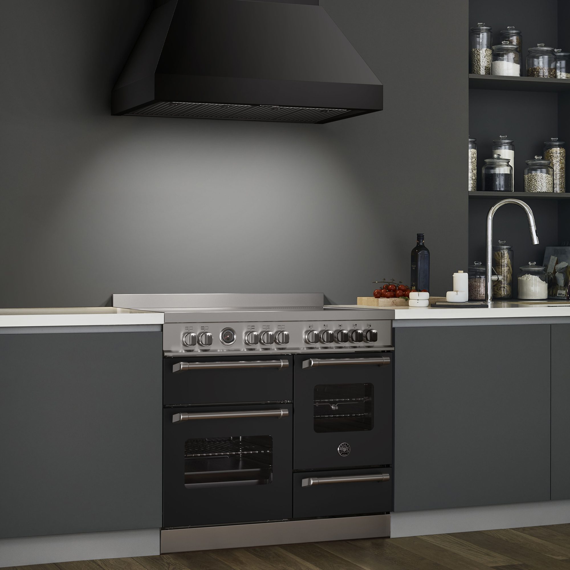 Bertazzoni 100cm Master Series XG Induction Range Cooker MAS105I3ENEC - Black Bertazzoni 100cm Master Series XG Induction Range Cooker MAS105I3ENEC - Black