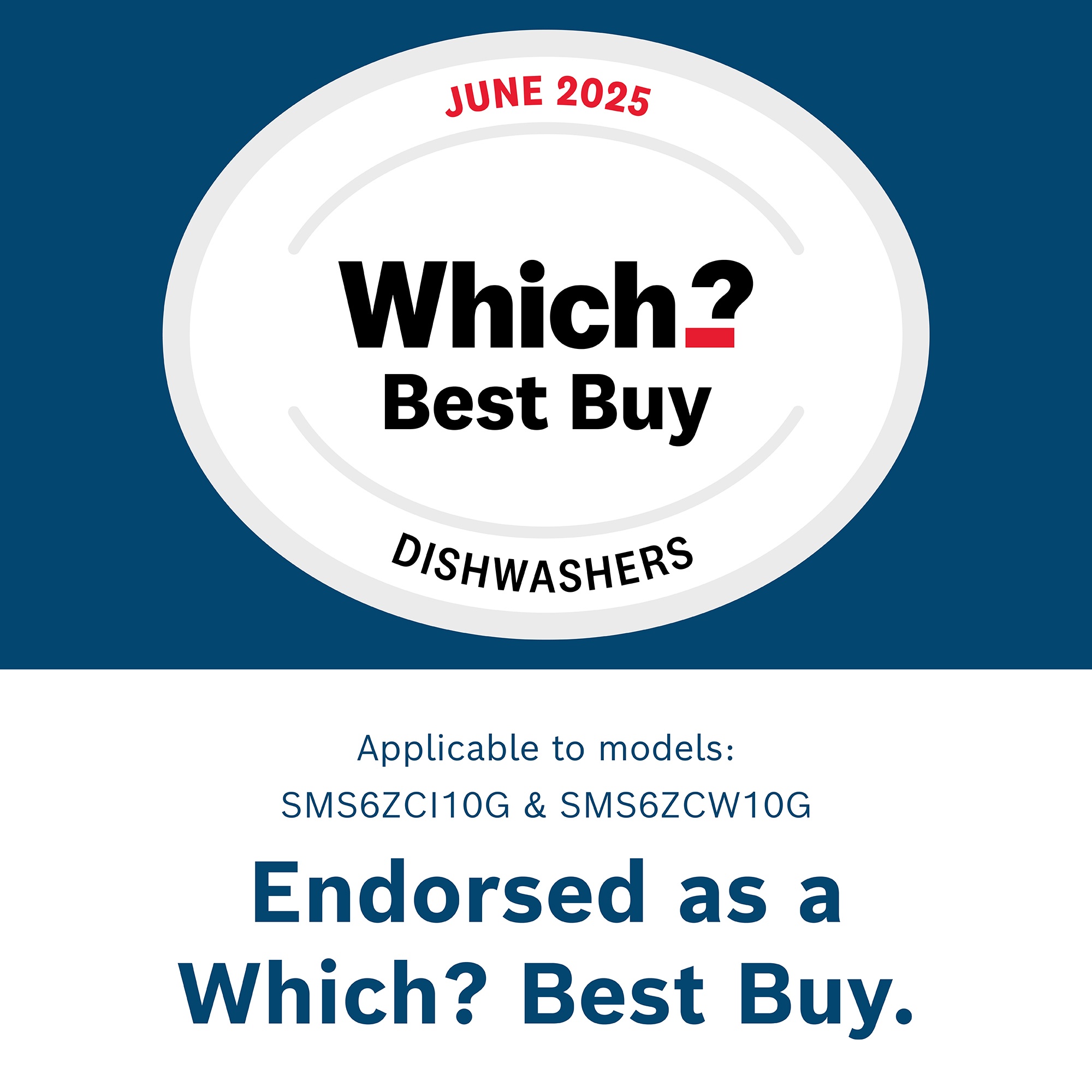 Bosch 60cm Series 6 Freestanding Dishwasher SMS6ZCI10G - Silver Bosch 60cm Series 6 Freestanding Dishwasher SMS6ZCI10G - Silver