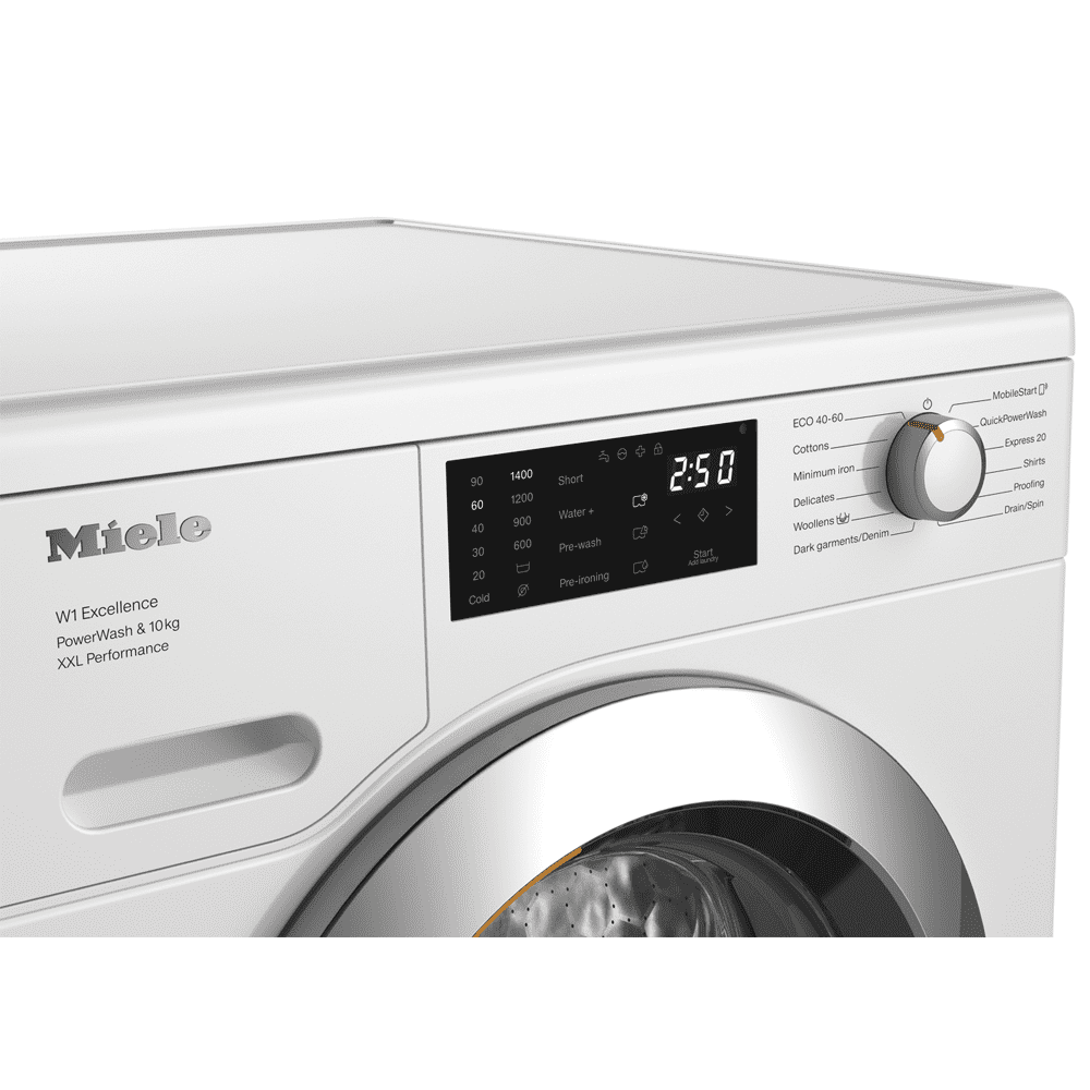 Miele 10kg W1 PowerWash Washing Machine 1400rpm WEK365WCS - White Miele 10kg W1 PowerWash Washing Machine 1400rpm WEK365WCS - White