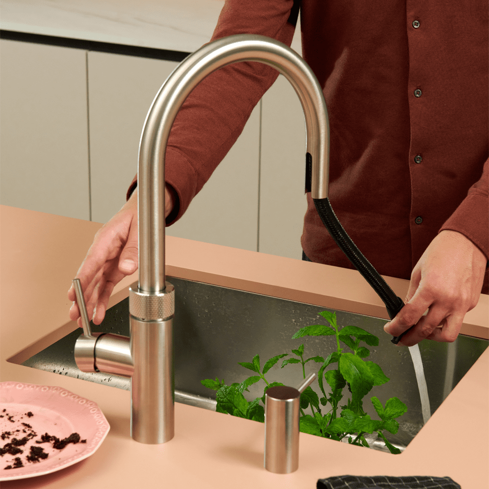 Quooker Flex 3-in-1 Boiling Water Tap PRO3 FLEX RVS FXRSST - Stainless Steel Quooker Flex 3-in-1 Boiling Water Tap PRO3 FLEX RVS FXRSST - Stainless Steel