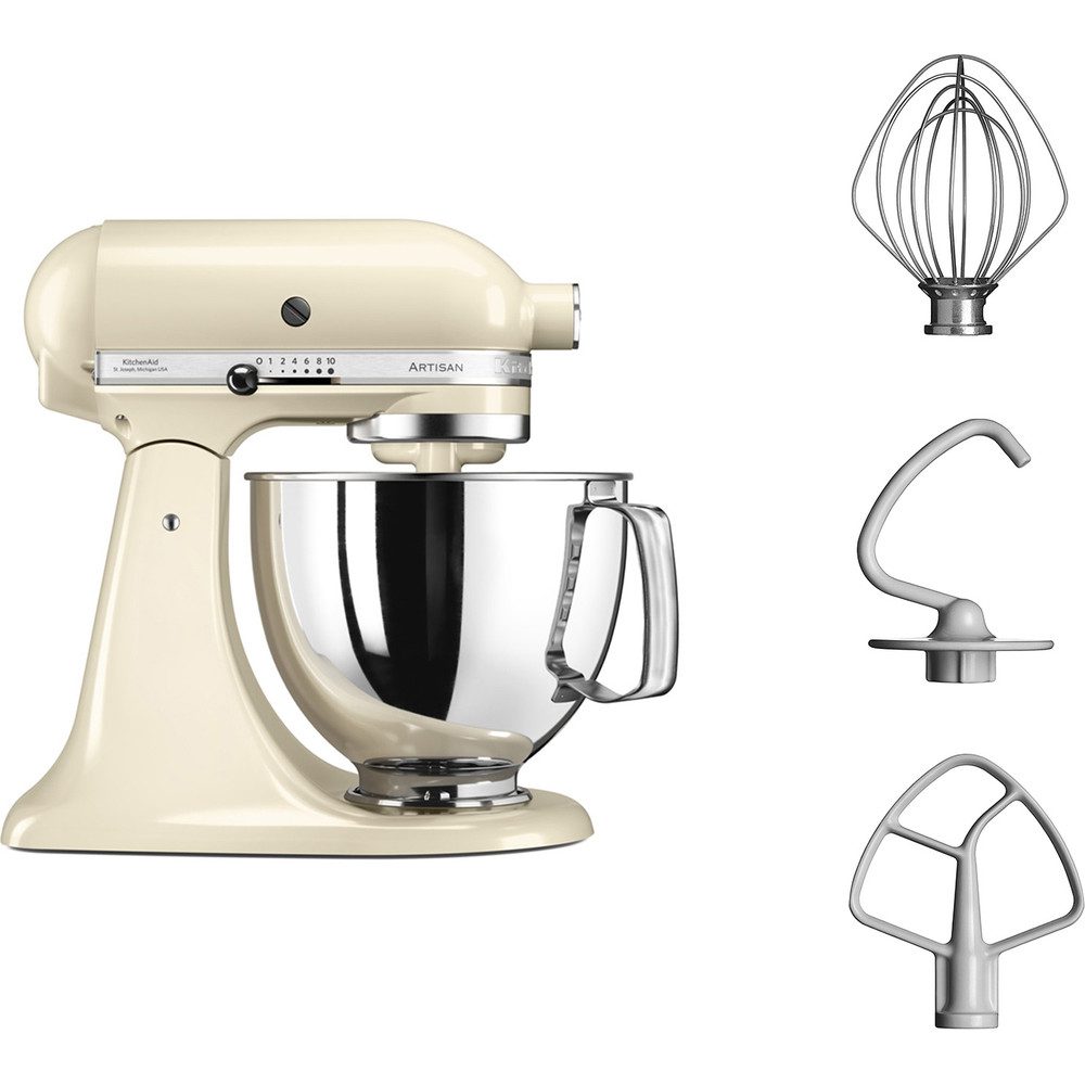 KitchenAid Artisan 4.8L Stand Mixer 5KSM125BAC - Almond Cream KitchenAid Artisan 4.8L Stand Mixer 5KSM125BAC - Almond Cream
