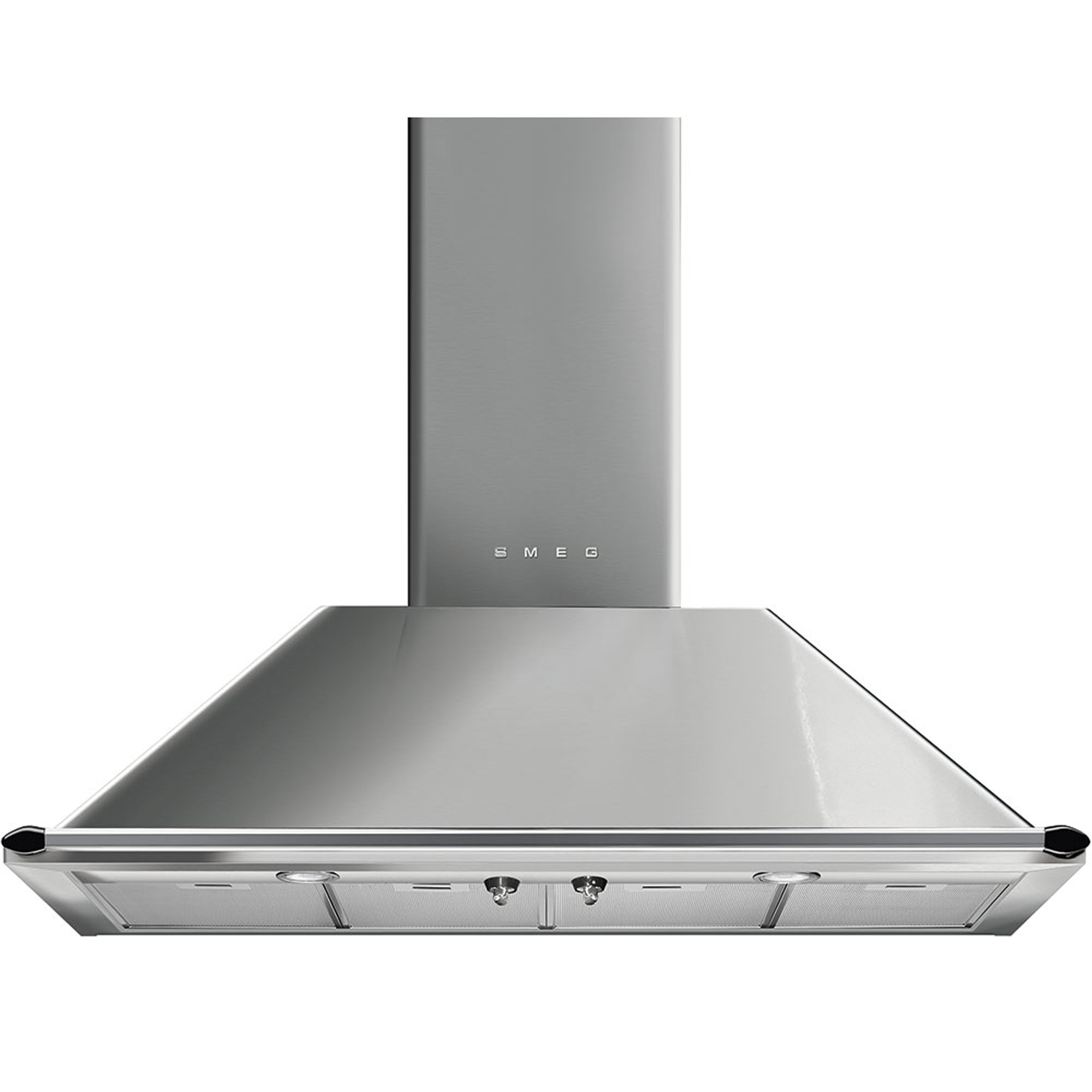 Smeg  110cm Victoria Chimney Hood With Rail KTR110XE - Stainless Steel