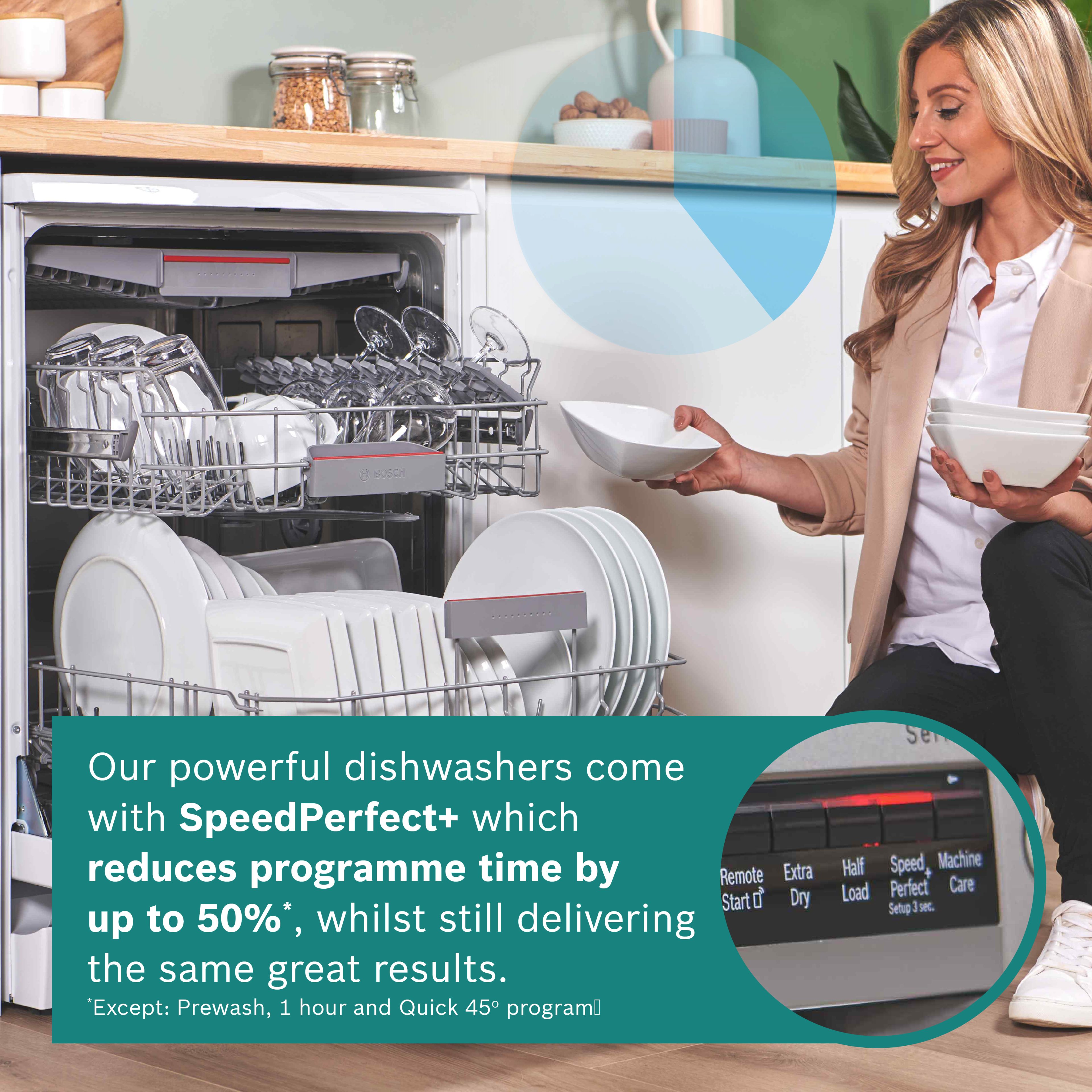 Bosch 60cm Series 6 Freestanding Dishwasher SMS6ZCI10G - Silver Bosch 60cm Series 6 Freestanding Dishwasher SMS6ZCI10G - Silver