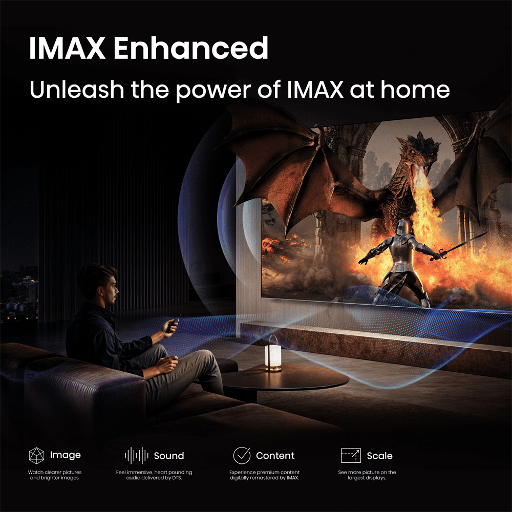 Hisense 2025 65" OLED 4K Smart TV 65A85QTUK - Black Hisense 2025 65" OLED 4K Smart TV 65A85QTUK - Black
