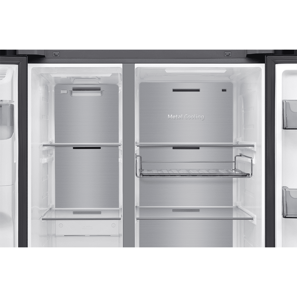 Samsung American Fridge Freezer With Ice & Water RS90F64EDFEU - BLACK STEEL Samsung American Fridge Freezer With Ice & Water RS90F64EDFEU - BLACK STEEL