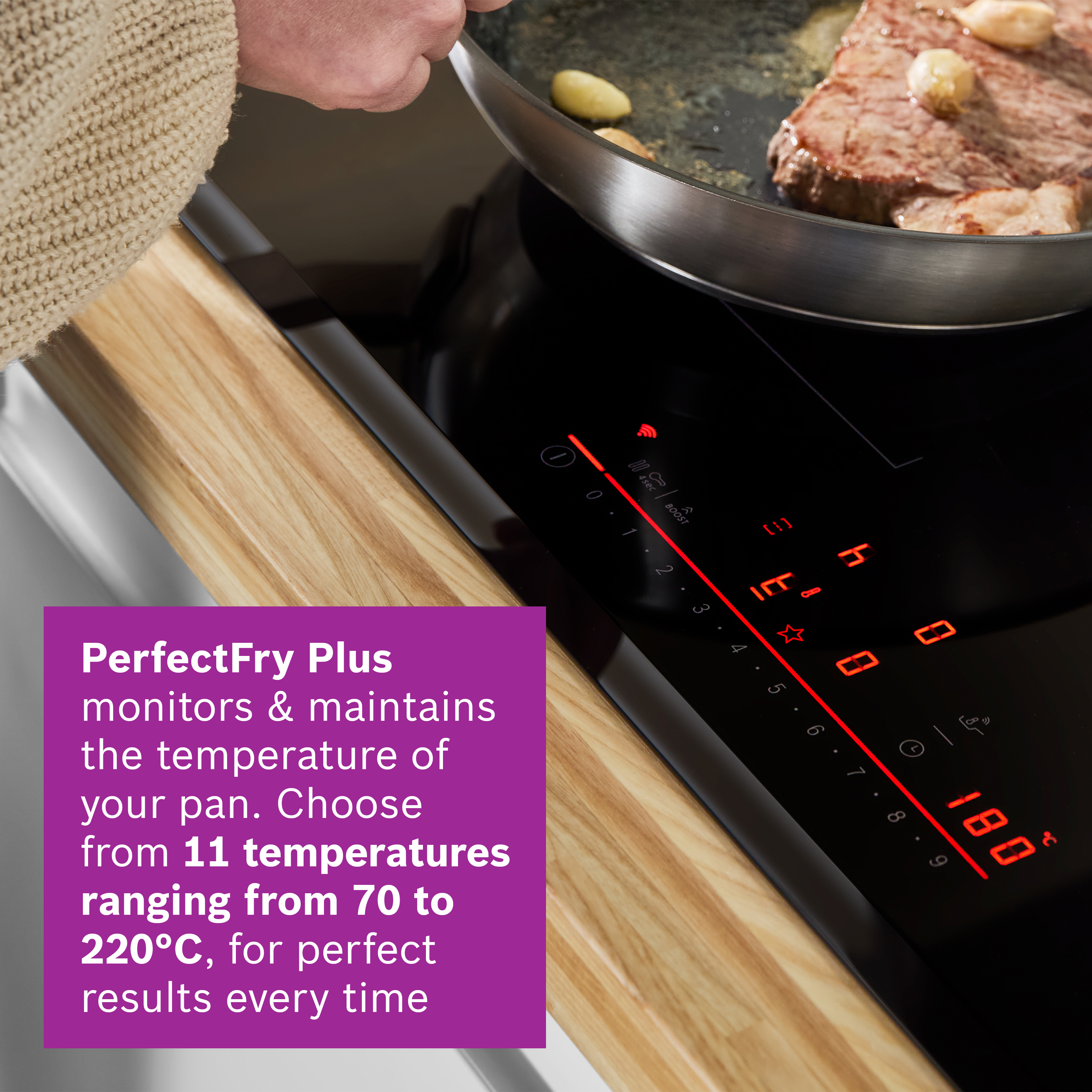 Bosch 60cm Series 6 Flex Induction Hob PIX631HC1E - Black Bosch 60cm Series 6 Flex Induction Hob PIX631HC1E - Black
