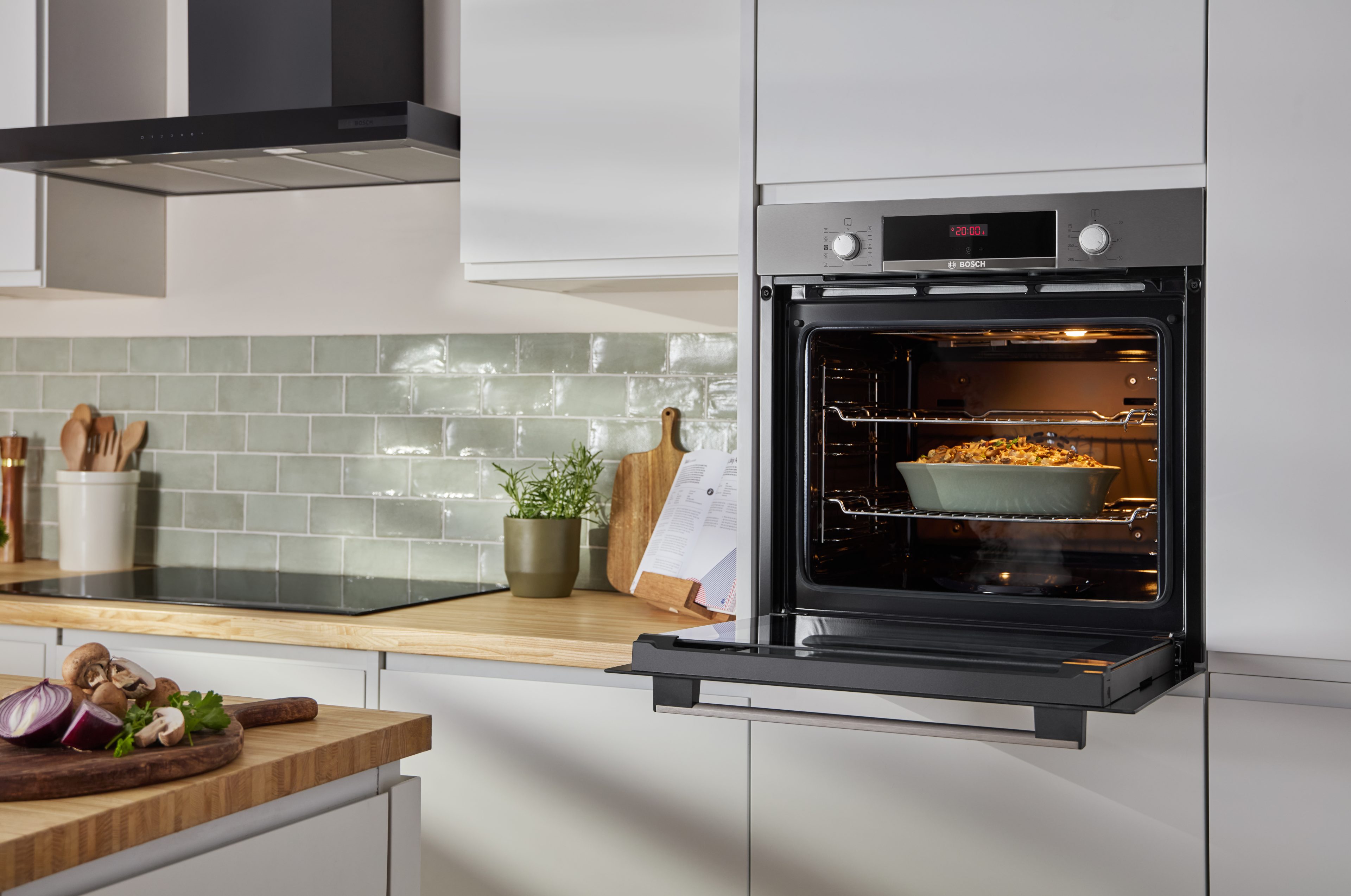 Bosch Series 4 Multifunction Single Oven HQA534BS3B - Stainless Steel Bosch Series 4 Multifunction Single Oven HQA534BS3B - Stainless Steel