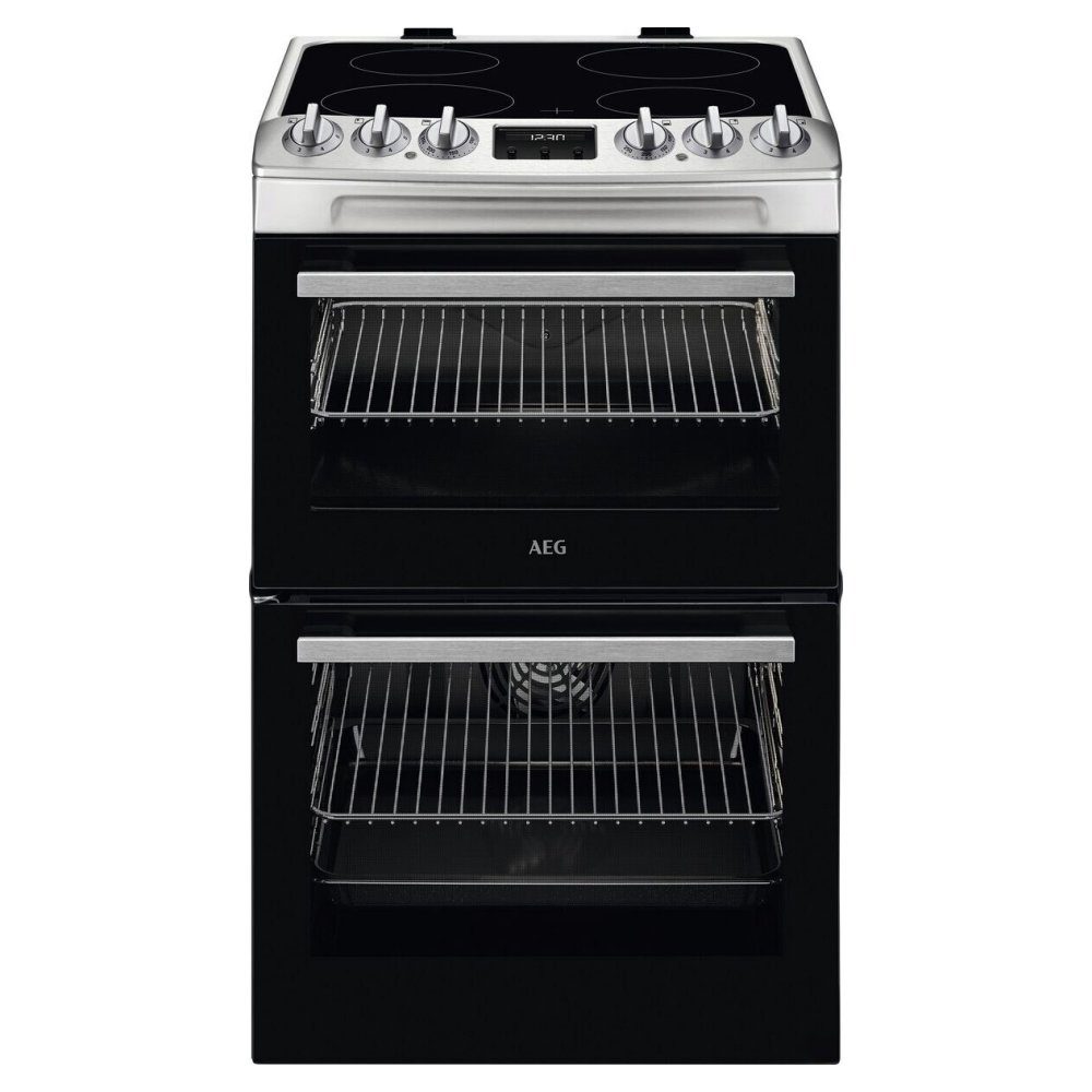 AEG  55cm Freestanding Electric Ceramic Cooker CCX1530ACM - Stainless Steel