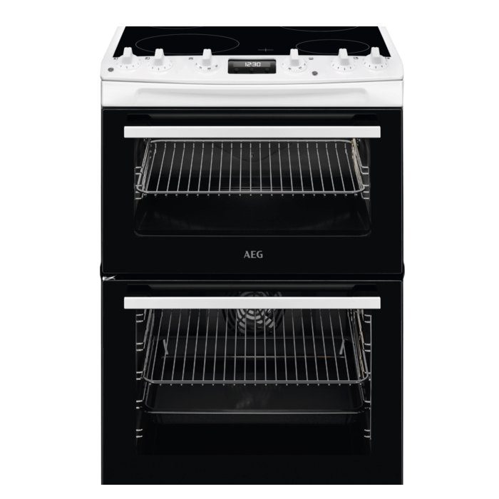 AEG  60cm Freestanding Electric Ceramic Cooker CCX6540ACW - White