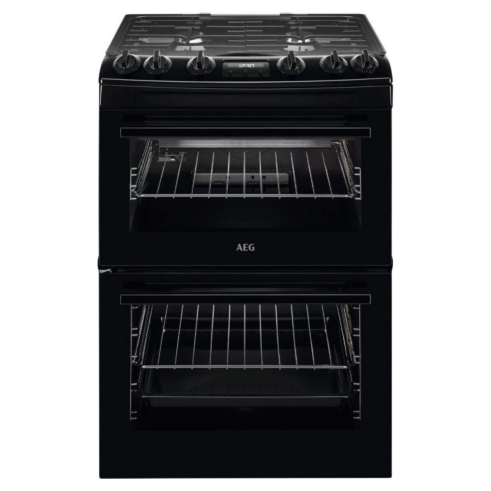 AEG  60cm Freestanding Gas Cooker CGX6130ACB - Black