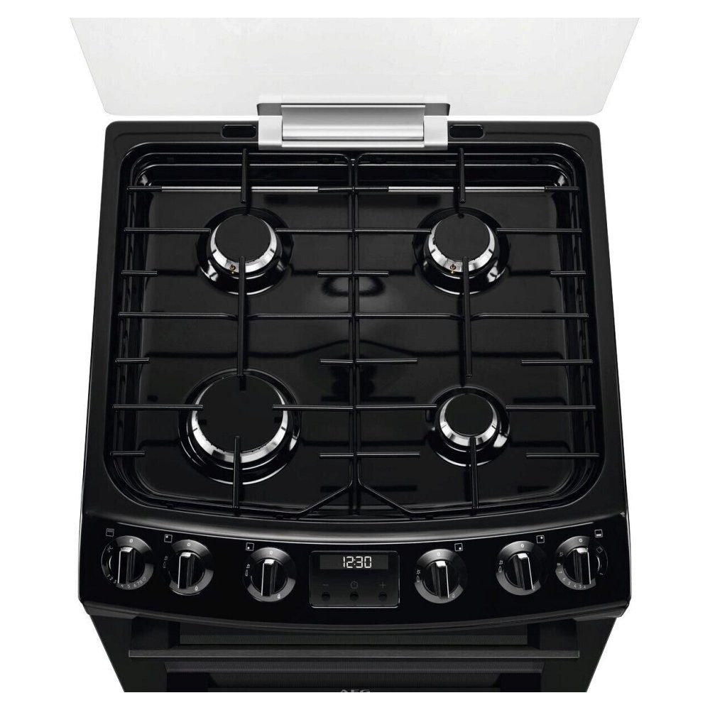 AEG 60cm Freestanding Gas Cooker CGX6130ACB - Black AEG 60cm Freestanding Gas Cooker CGX6130ACB - Black