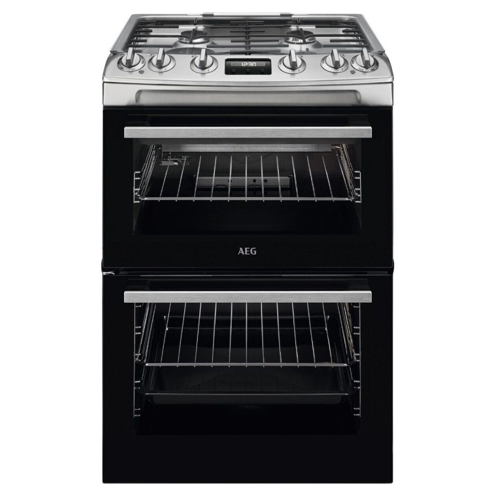 AEG  60cm Freestanding Gas Cooker CGX6130ACM - Stainless Steel